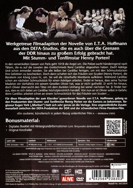Produktbild: Das Fr&auml;ulein von Scuderi (E. T. A. Hoffmann) (Neuauflage)