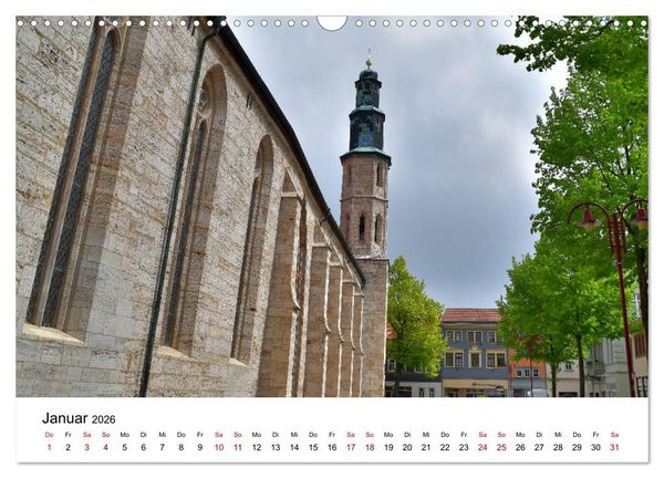 Produktbild: M&uuml;hlhausen in Th&uuml;ringen - Stadt im Herzen Deutschlands (Wandkalender 2026 DIN A3 quer), CALVENDO Monatskalender
