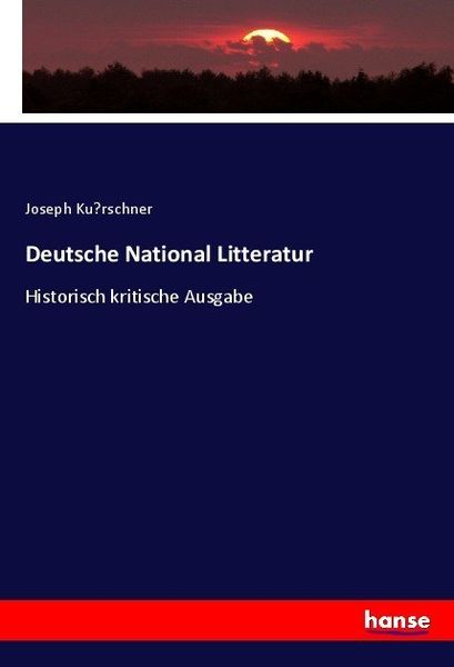 Produktbild: Deutsche National Litteratur