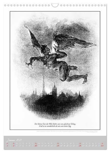 Produktbild: Faust - Weltliteraturkalender (Wandkalender 2027 DIN A3 hoch), CALVENDO Monatskalender