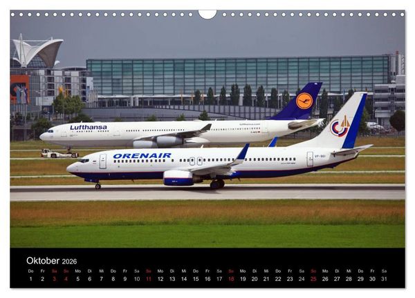 Produktbild: Flugverkehr (Wandkalender 2026 DIN A3 quer), CALVENDO Monatskalender