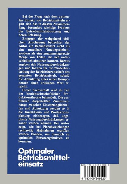 Produktbild: Optimaler Betriebsmitteleinsatz