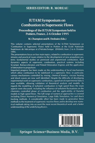Produktbild: IUTAM Symposium on Combustion in Supersonic Flows