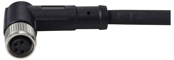 Produktbild: TRU COMPONENTS TC-13751828 Anschlussleitung M8 x 1 Buchse, gewinkelt 5 m Polzahl Sensoren: 4 1 St.