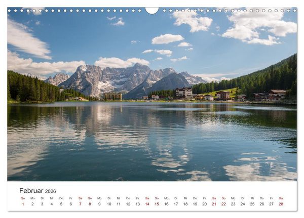 Produktbild: Ein Spaziergang in den Dolomiten (Wandkalender 2026 DIN A3 quer), CALVENDO Monatskalender