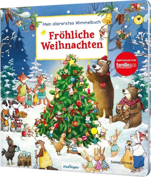 Mein allererstes Wimmelbuch: Fröhliche Weihnachten, Gebundene Ausgabe von Sibylle Schumann, Esslinger in der Thienemann-Esslinger Verlag GmbH,