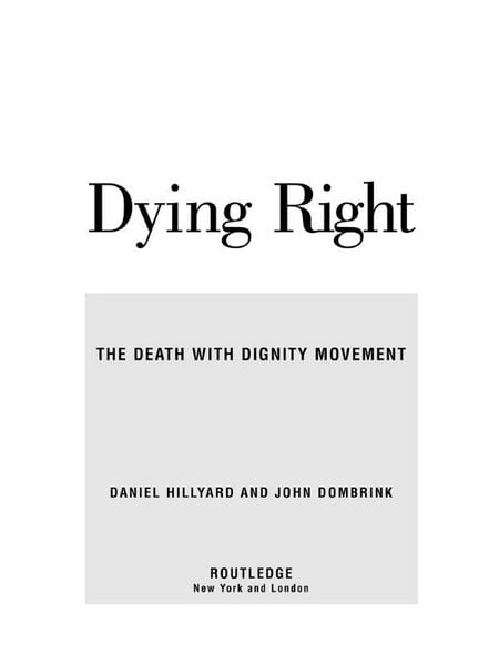 Produktbild: Dying Right