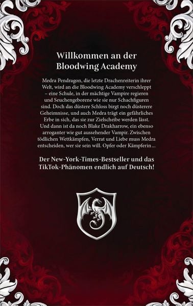 Produktbild: On Wings of Blood (Bloodwing Academy 1)