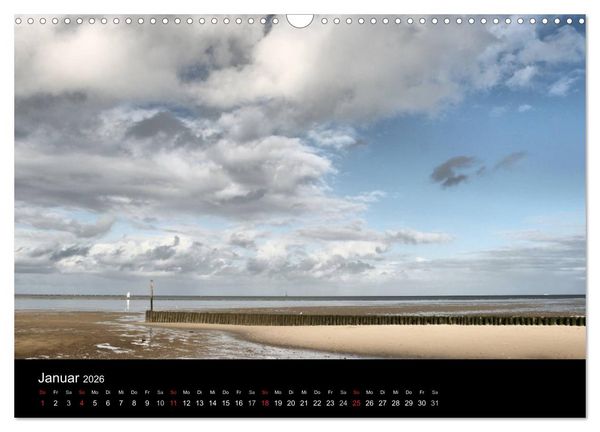Produktbild: Wunderbare Nordsee (Wandkalender 2026 DIN A3 quer), CALVENDO Monatskalender