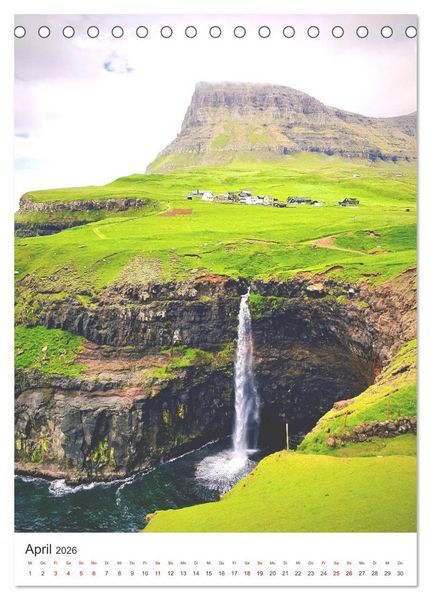 Produktbild: F&auml;r&ouml;er - Die Schafsinseln im Norden. (Tischkalender 2026 DIN A5 hoch), CALVENDO Monatskalender