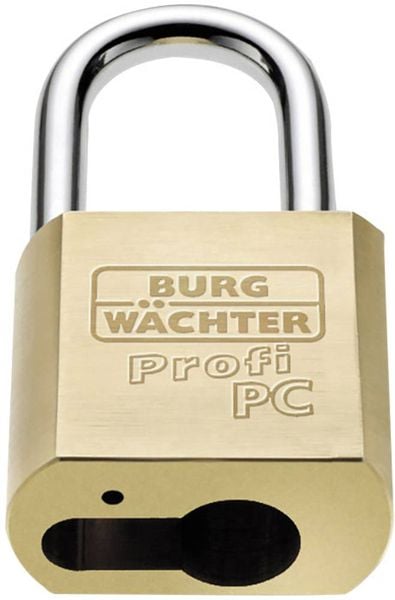 Burg Wächter Profi 116 PC 50 Vorhängeschloss Messing Profilzylinder-Vorhangschloss