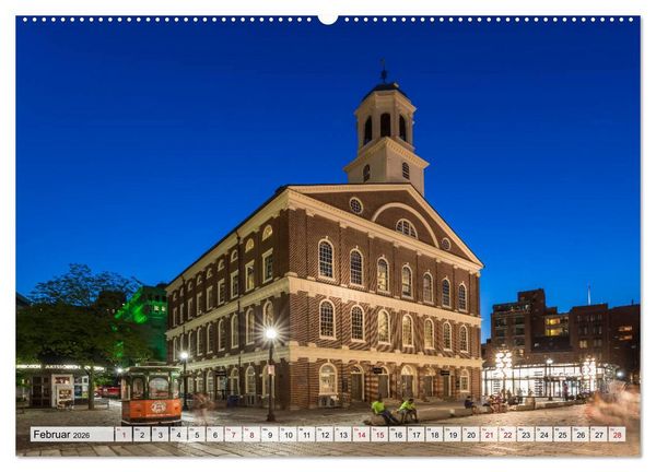 Produktbild: Stadtansichten aus Boston (hochwertiger Premium Wandkalender 2026 DIN A2 quer), Kunstdruck in Hochglanz