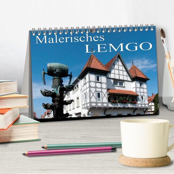 Produktbild: Malerisches Lemgo (Tischkalender 2026 DIN A5 quer), CALVENDO Monatskalender