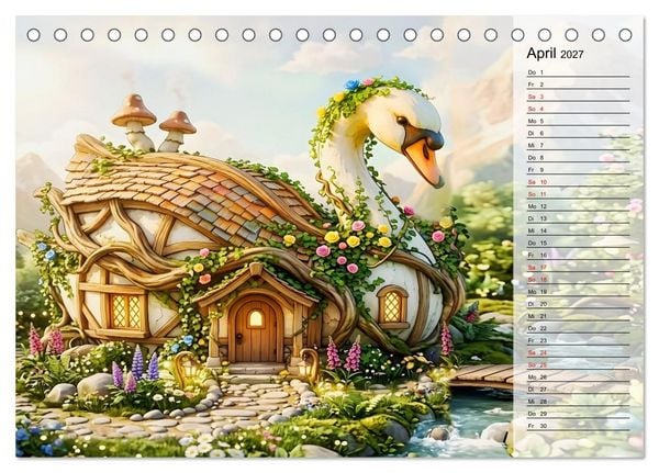 Produktbild: Tierische Fassaden (Tischkalender 2027 DIN A5 quer), CALVENDO Monatskalender