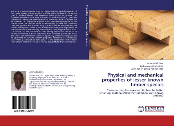 Produktbild: Physical and mechanical properties of lesser known timber species