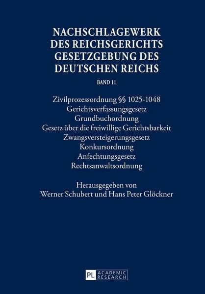 Produktbild: Nachschlagewerk des Reichsgerichts &ndash; Gesetzgebung des Deutschen Reichs