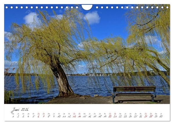 Produktbild: Alsteransichten in Hamburg (Wandkalender 2026 DIN A4 quer), CALVENDO Monatskalender