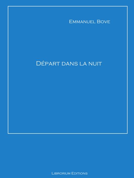 Produktbild: D&eacute;part dans la nuit