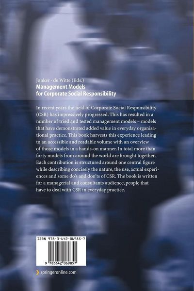 Produktbild: Management Models for Corporate Social Responsibility