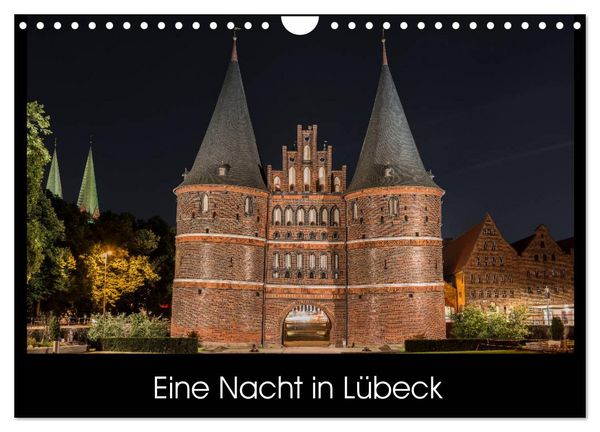Produktbild: Eine Nacht in L&uuml;beck (Wandkalender 2026 DIN A4 quer), CALVENDO Monatskalender
