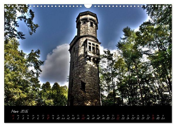 Produktbild: Wuppertal - Stadt der Schwebebahn in HDR (Wandkalender 2026 DIN A3 quer), CALVENDO Monatskalender
