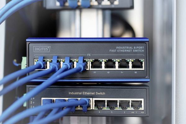 Produktbild: Digitus DN-650106 DN-650106 Industrial Ethernet Switch 8 Port 10 / 100 MBit/s
