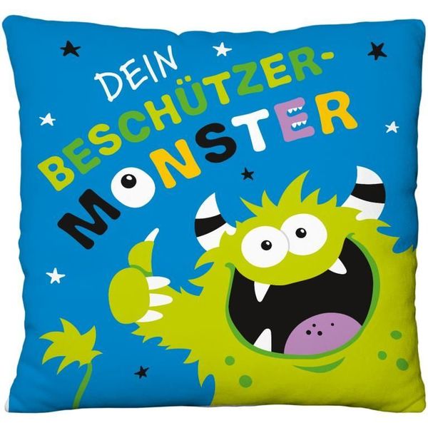 Produktbild: Pl&uuml;schkissen Motiv Monster
