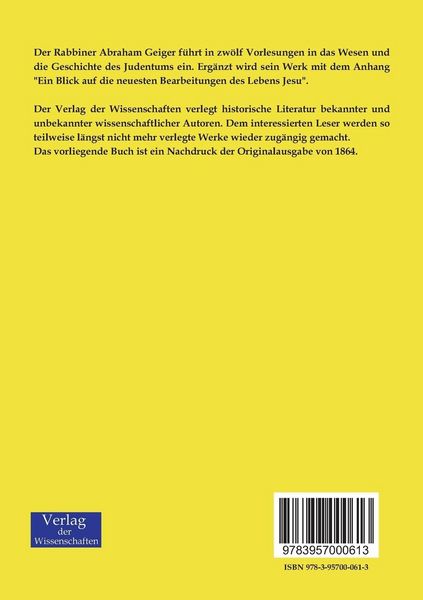 Produktbild: Das Judentum und seine Geschichte