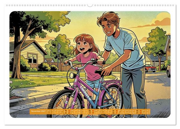 Produktbild: Mein erstes Fahrrad - Comic (Wandkalender 2027 DIN A2 quer), CALVENDO Monatskalender