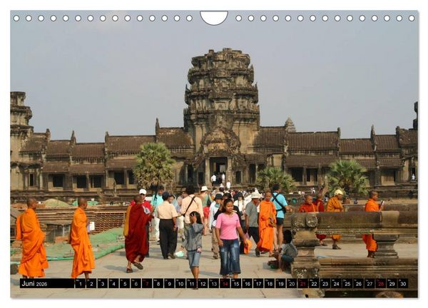 Produktbild: Kambodscha - Angkor Wat (Wandkalender 2026 DIN A4 quer), CALVENDO Monatskalender
