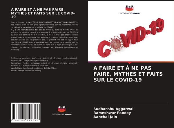 Produktbild: A Faire Et &Agrave; Ne Pas Faire, Mythes Et Faits Sur Le Covid-19