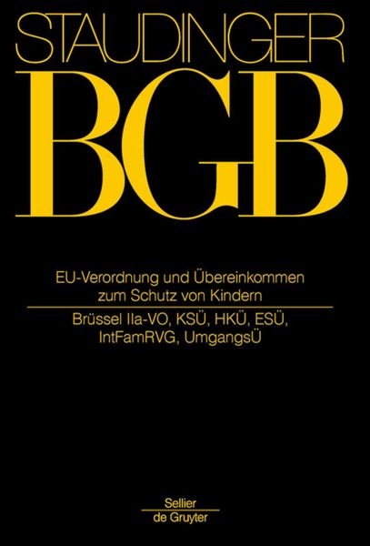 Produktbild: EU-Verordnung und &Uuml;bereinkommen zum Schutz von Kindern