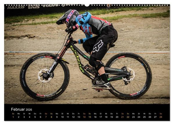 Produktbild: Downhill Racing 2026 (hochwertiger Premium Wandkalender 2026 DIN A2 quer), Kunstdruck in Hochglanz