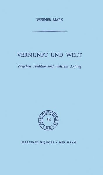 Produktbild: Vernunft und Welt