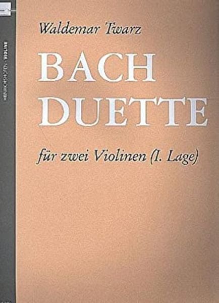 Bach-Duette, Bearbeitungen für 2 Violinen, Spielpartitur