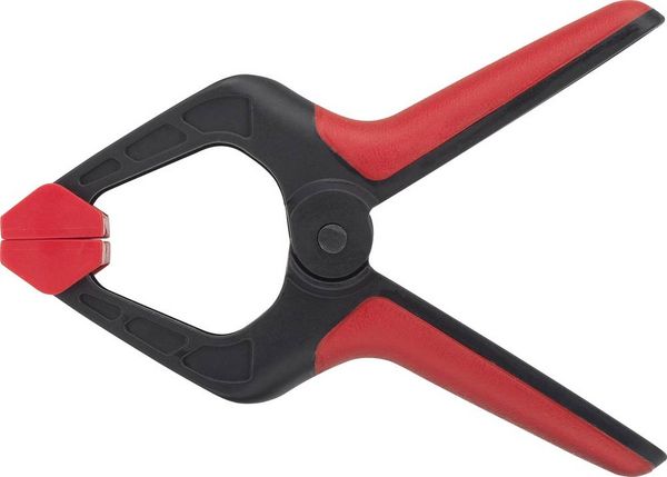 Produktbild: TOOLCRAFT 1611467 Federzwinge Spann-Weite (max.):45 mm Produktabmessung, L&auml;nge: 115 mm Ausladungs-Ma&szlig;e:50 mm