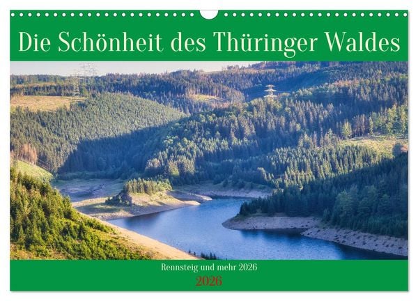 Produktbild: Die Sch&ouml;nheit des Th&uuml;ringer Waldes (Wandkalender 2026 DIN A3 quer), CALVENDO Monatskalender