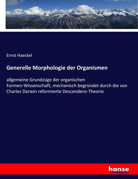 Produktbild: Generelle Morphologie der Organismen