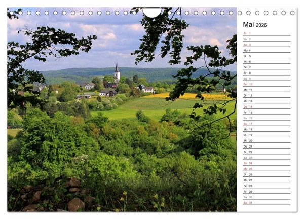 Produktbild: Die Eifel und ihre Regionen - Die Nordeifel (Wandkalender 2026 DIN A4 quer), CALVENDO Monatskalender