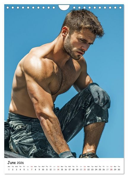 Produktbild: Hot Builders - Hard at Work (Wall Calendar 2026 DIN A4 portrait), CALVENDO 12 Month Wall Calendar