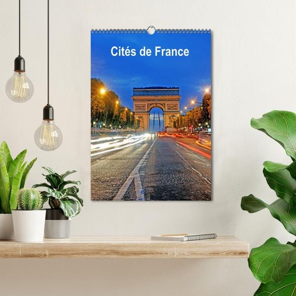 Produktbild: Cit&eacute;s de France (Calendrier mural 2026 DIN A3 horizontal), CALVENDO calendrier mensuel
