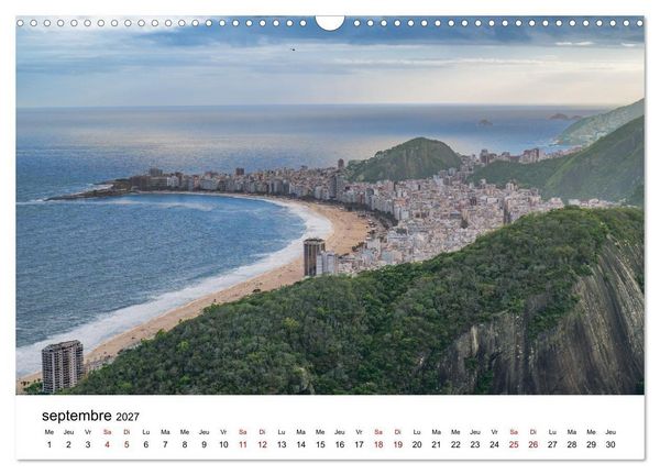 Produktbild: RIO DE JANEIRO Contrastes. Couleurs. Lumi&egrave;re. (Calendrier mural 2027 DIN A3 vertical), CALVENDO calendrier mensuel