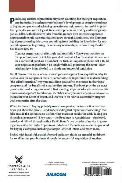 Produktbild: The Successful Acquisitions