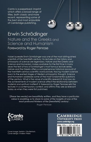 Produktbild: 'Nature and the Greeks' and 'Science and Humanism'