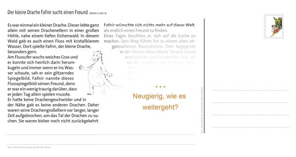 Der kleine Drache Fafnir sucht einen Freund