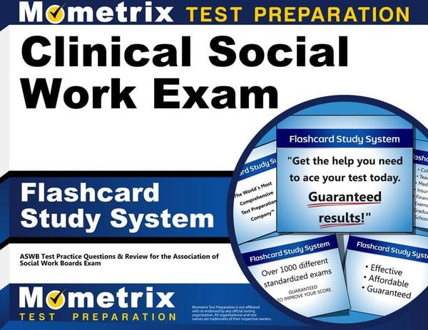 Produktbild: Clinical Social Work Exam Flashcard Study System