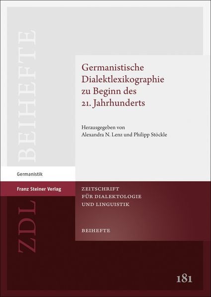 Produktbild: Germanistische Dialektlexikographie zu Beginn des 21. Jahrhunderts