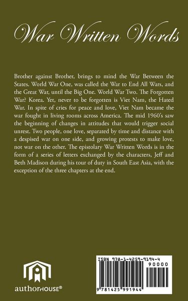 Produktbild: War Written Words