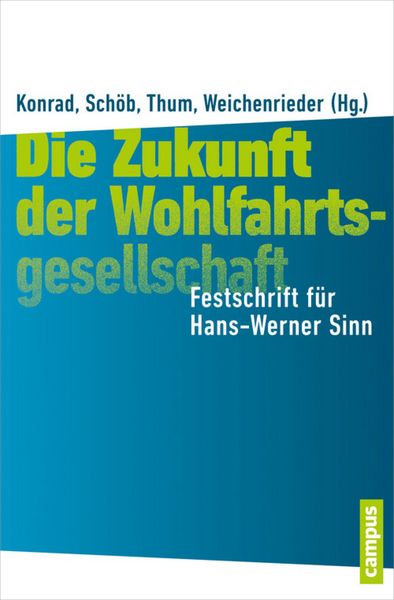 Produktbild: Die Zukunft der Wohlfahrtsgesellschaft