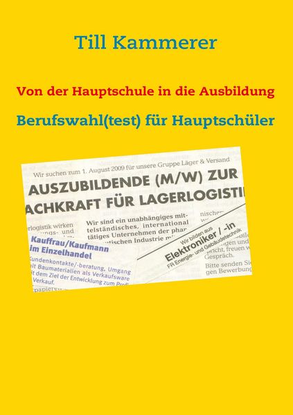 Produktbild: Von der Hauptschule in die Ausbildung